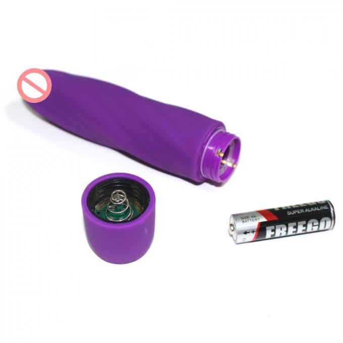 Vibratore impermeabile a 5 pollici del silicone di torsione di 10 velocità di vendita calda, vibratore del dildo del pene del giocattolo del sesso per la donna