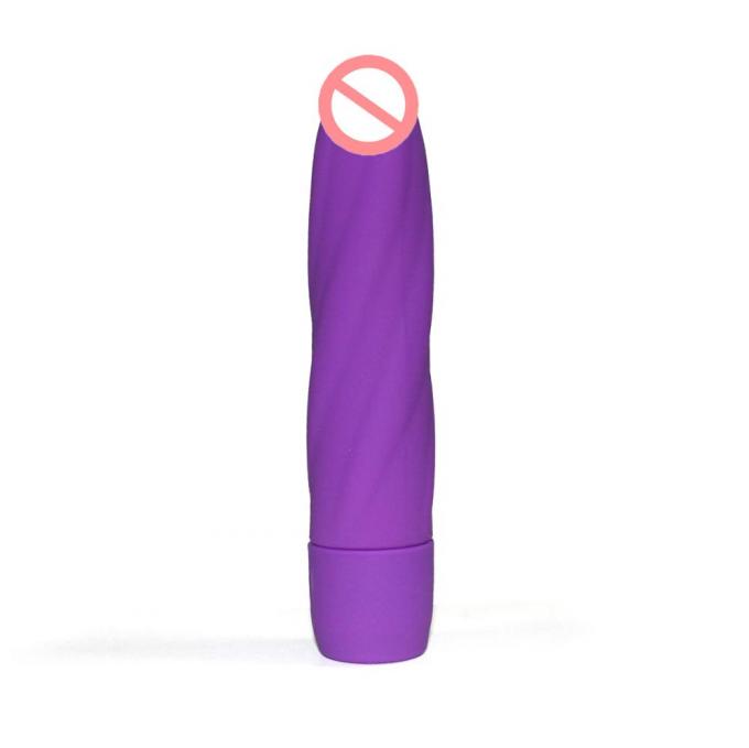 Vibratore impermeabile a 5 pollici del silicone di torsione di 10 velocità di vendita calda, vibratore del dildo del pene del giocattolo del sesso per la donna