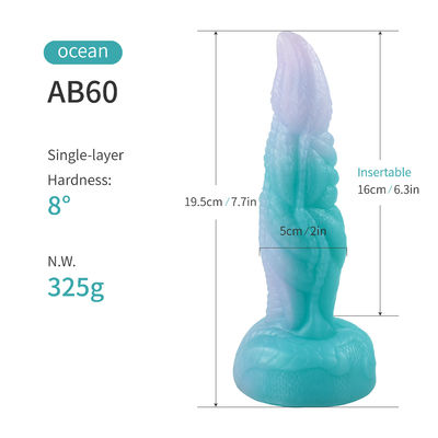 Medical Grade Liquid Silicone Dildo Sex Toy G Spot Artificial Penis Masturbation