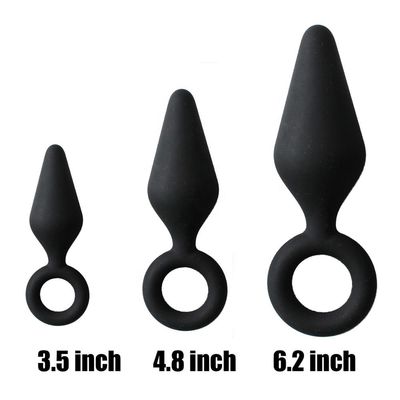 6.2 Inch Butt Plug kit Anal Plug Set For Beginner