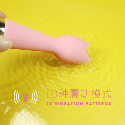 Waterproof USB Rechargeable Electric Wand Massager With 10 Vibrating Modes