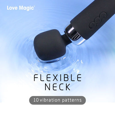 Handheld Waterproof Mute Rechargeable Personal Wand Massager for Neck Shoulder Back Body Relieves Muscle Tension